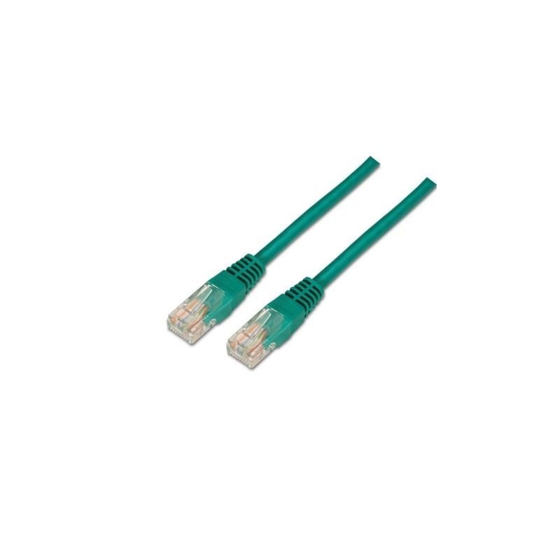 Cable de Red RJ45 UTP Aisens A133-0193 Cat.5e/ 50cm/ Verde