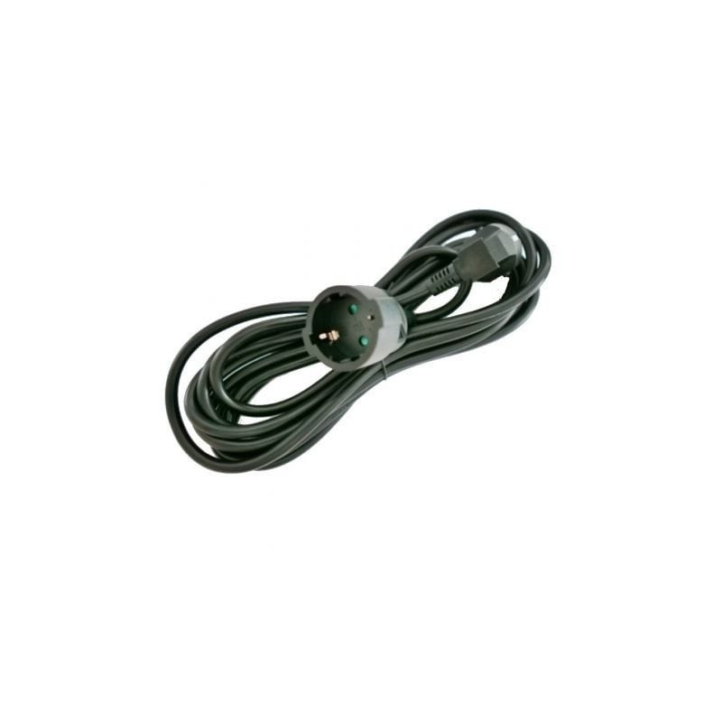 Cable Alargador de Corriente 3GO AL5M/ Schuko Hembra - Schuko Macho/ 5m/ Negro