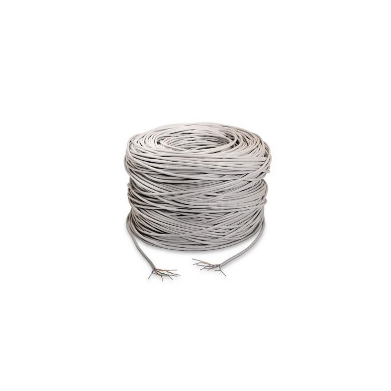 Bobina de Cable RJ45 UTP Aisens A133-0208 Cat.5e/ 100m/ Gris