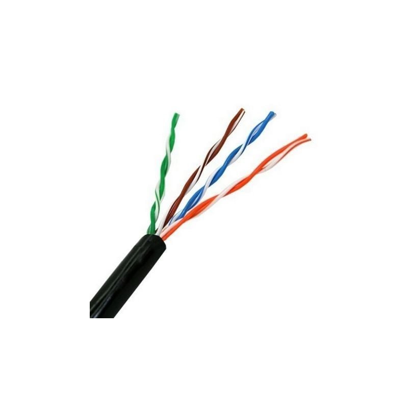 Bobina de Cable RJ45 para Exteriores UTP Aisens A133-0212 Cat.5e/ 100m/ Impermeable/ Negro