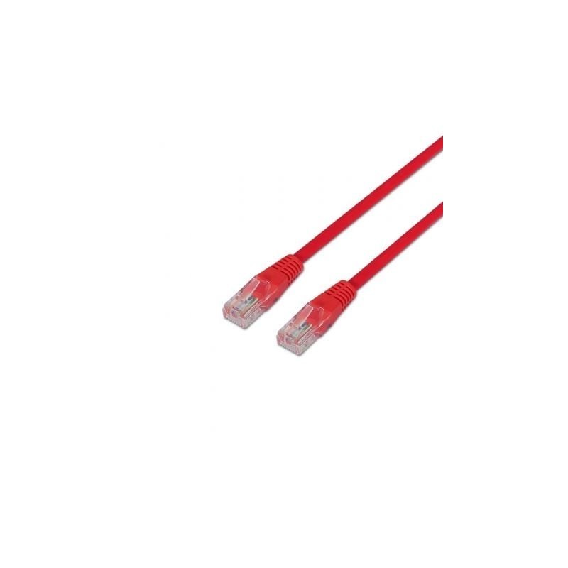 Cable de Red RJ45 UTP Aisens A135-0240 Cat.6/ 3m/ Rojo
