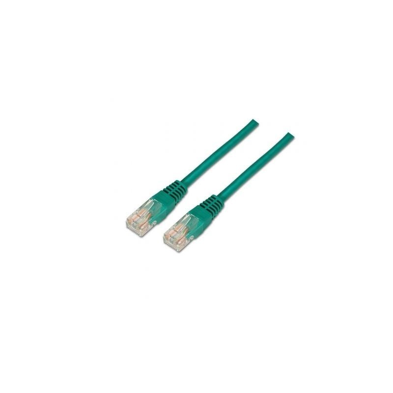 Cable de Red RJ45 UTP Aisens A135-0246/ Cat.6/ 1m/ Verde