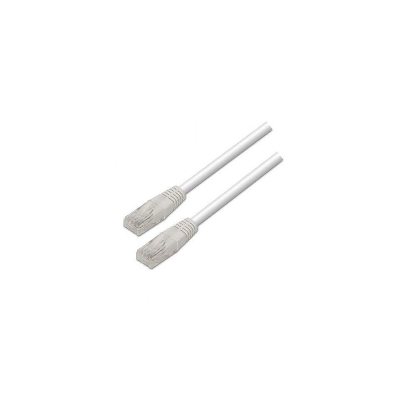 Cable de Red RJ45 UTP Aisens A135-0250 Cat.6/ 1m/ Blanco