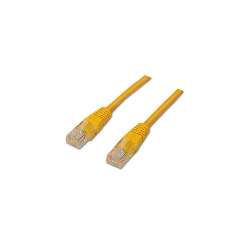 Cable de Red RJ45 UTP Aisens A135-0253 Cat.6/ 50cm/ Amarillo