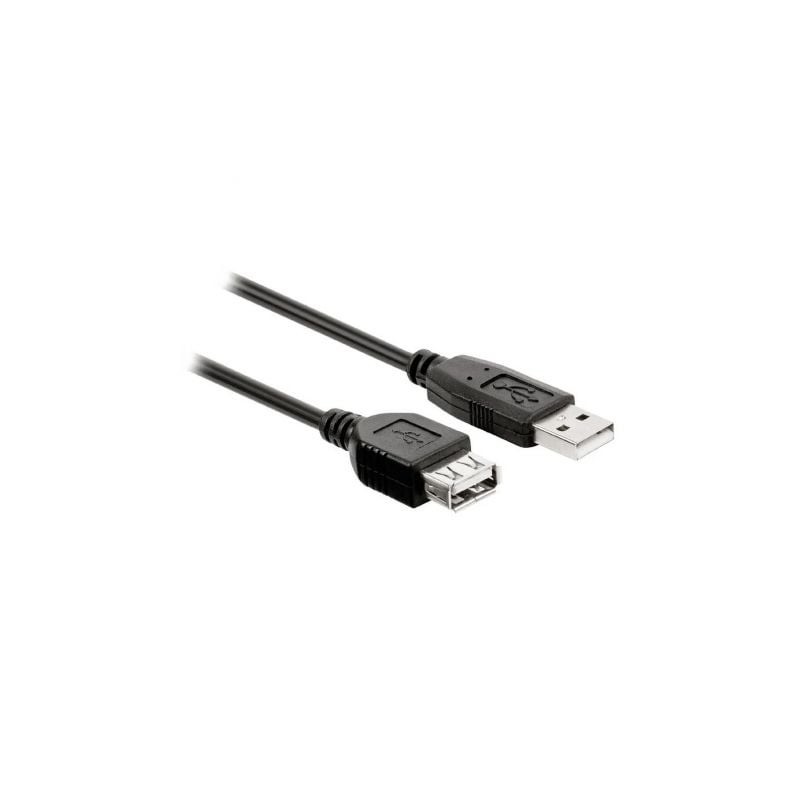 Cable Alargador USB 2.0 3GO C108/ USB Macho - USB Hembra/ 5m
