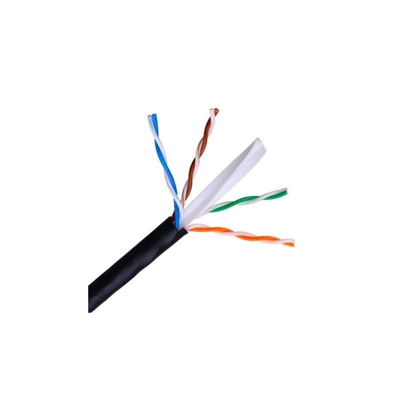 Bobina de Cable RJ45 para Exteriores UTP Aisens A135-0264 Cat.6/ 305m/ Impermeable/ Negro