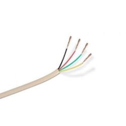 Bobina de Cable de TelÃ©fono Aisens A143-0321 4C/ 100m/ Beige
