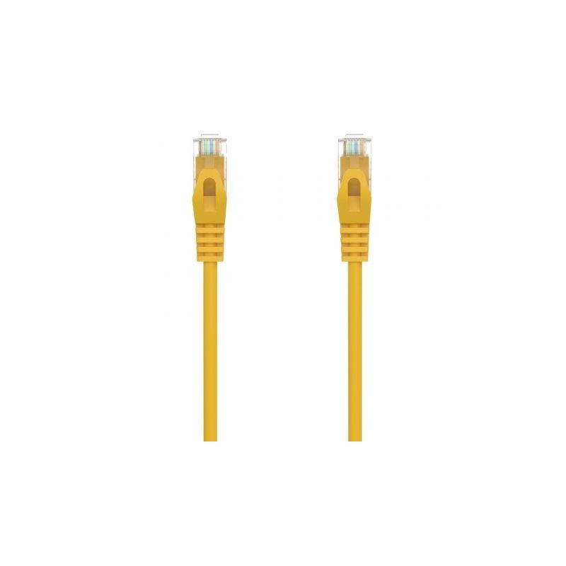 Cable de Red RJ45 AWG24 UTP Aisens A145-0564 Cat.6A/ LSZH/ 30cm/ Amarillo