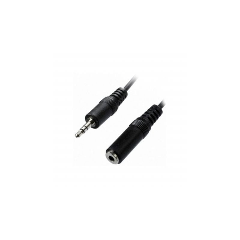 Adaptador Jack 3.5 3GO CA104/ Jack 3.5 Macho - Jack 3.5 Hembra/ 3m