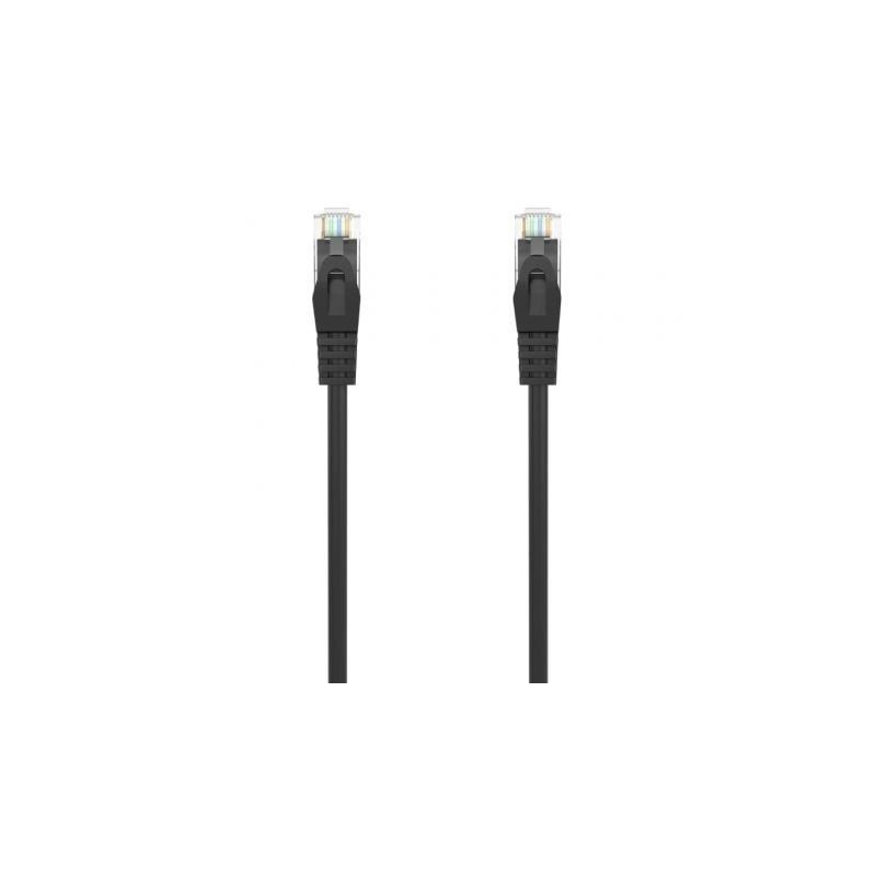 Cable de Red RJ45 AWG24 UTP Aisens A145-0586 Cat.6A/ LSZH/ 50cm/ Negro