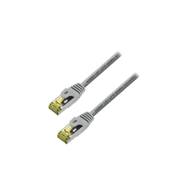 Cable de Red RJ45 S/FTP Aisens A146-0333 Cat.7/ 50cm/ Gris