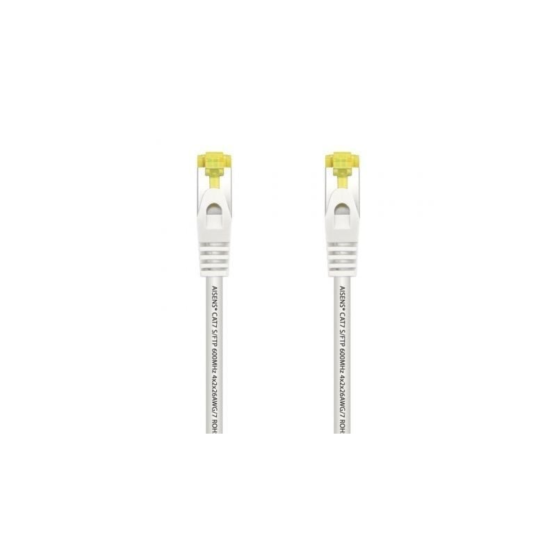 Cable de Red RJ45 SFTP Aisens A146-0488 Cat.7/ 25cm/ Blanco