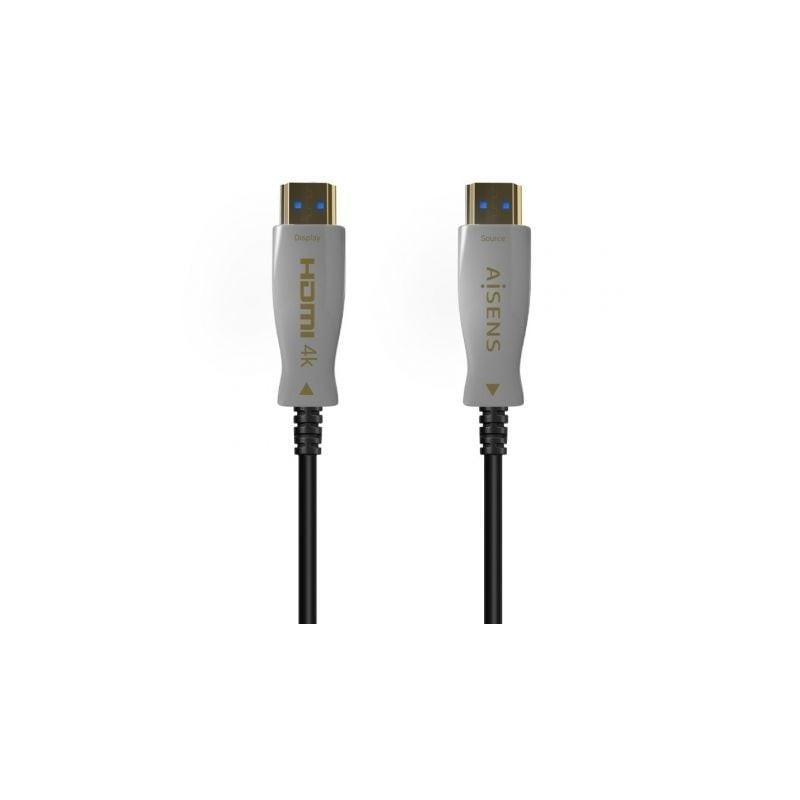 Cable HDMI 2.0 AOC 4K Aisens A148-0698/ HDMI Macho - HDMI Macho/ 100m/ Negro