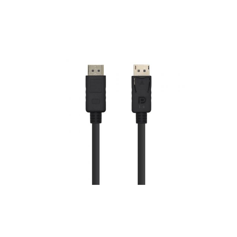 Cable DisplayPort 1.4 8K Aisens A149-0389/ DisplayPort Macho - DisplayPort Macho/ 80cm/ Negro