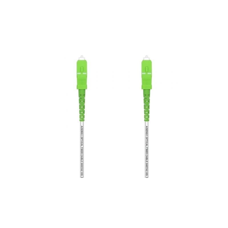 Cable de Fibra Ã“ptica G657A2 3.0 Aisens A152-0499/ LSZH/ 15m/ Blanco