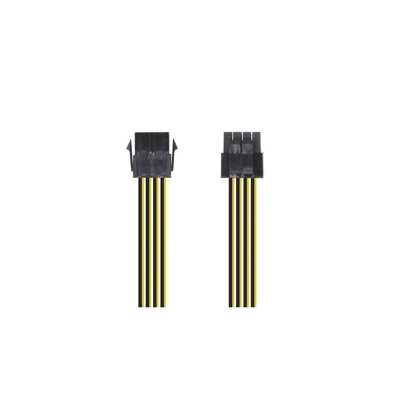 Cable de AlimentaciÃ³n Microprocesador Aisens A131-0419/ Molex -4+4 PIN Macho - Molex 8 PIN Hembra/ 30cm