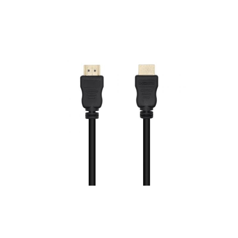 Cable HDMI 1.4 14+1 CCS Aisens A119-0528/ HDMI Macho - HDMI Macho/ 1m/ Negro