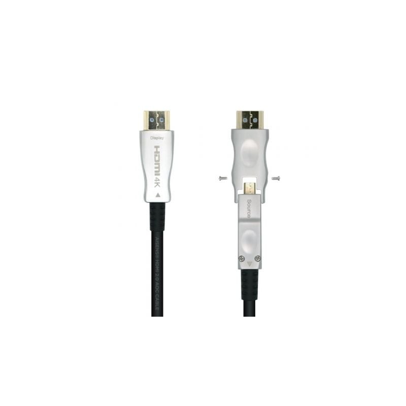 Cable HDMI 2.0 AOC 4K Desmontable Aisens A148-0510/ HDMI Macho / D Macho - HDMI Macho/ 15m/ Negro