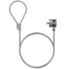 Cable de Seguridad para PortÃ¡tiles Aisens ASLK-D40K02-SL/ 1.5m