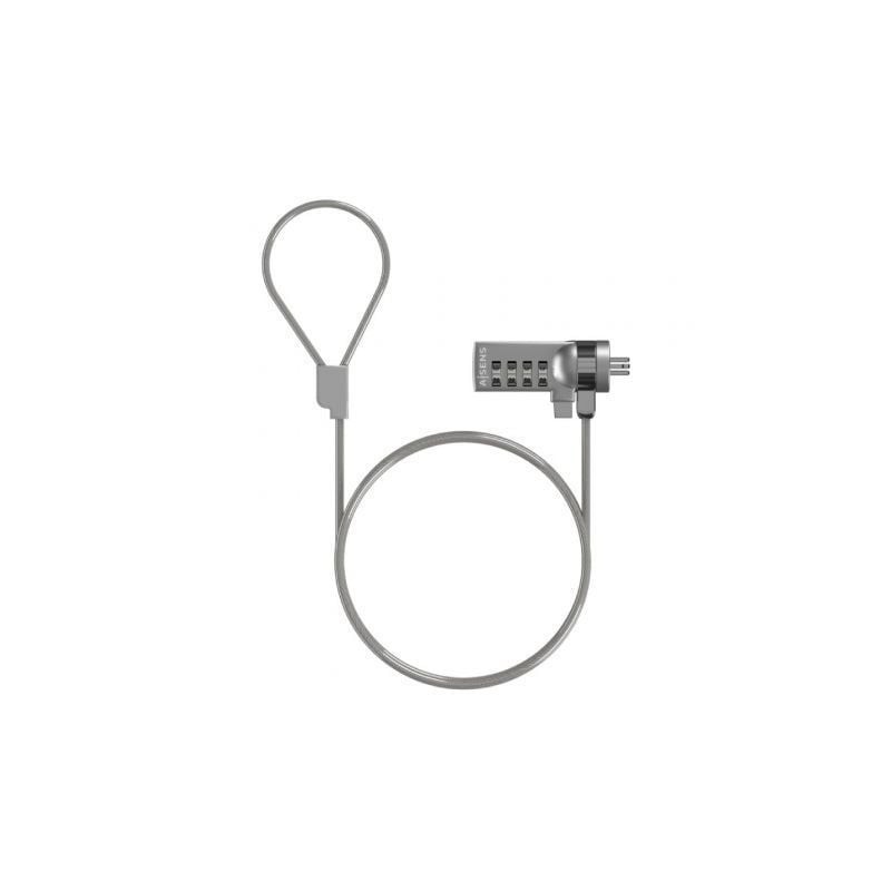 Cable de Seguridad para PortÃ¡tiles Aisens ASLK-D40N01-SL/ 1.5m