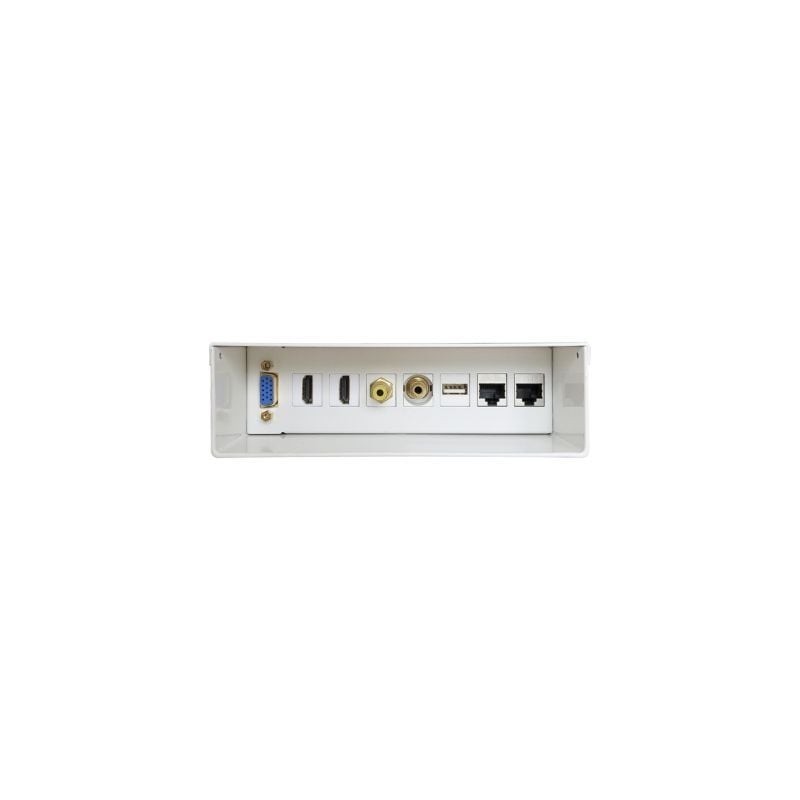 Caja de Conexiones Aisens A127-0340/ VGA - 2x HDMI - Jack 3.5 - RCA - USB - 2x RJ45