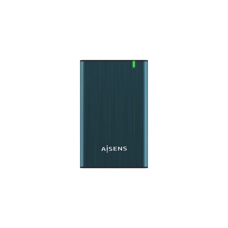 Caja Externa para Disco Duro de 2.5' Aisens ASE-2525PB/ USB 3.0/ Sin tornillos