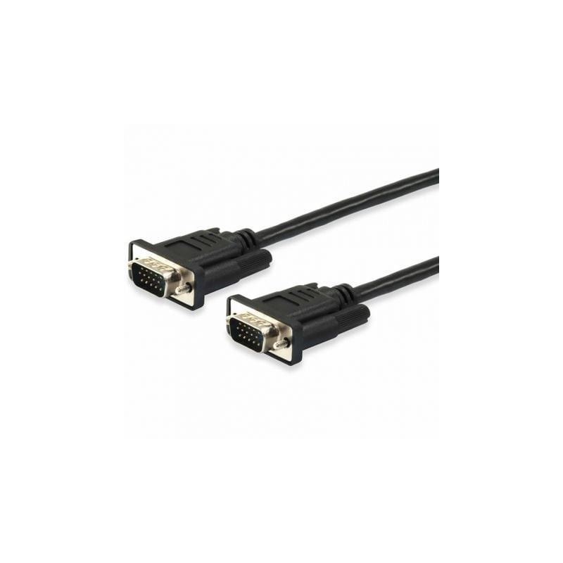 Cable VGA 3GO CVGAMM/ VGA Macho - VGA Macho/ 1.8m/ Negro