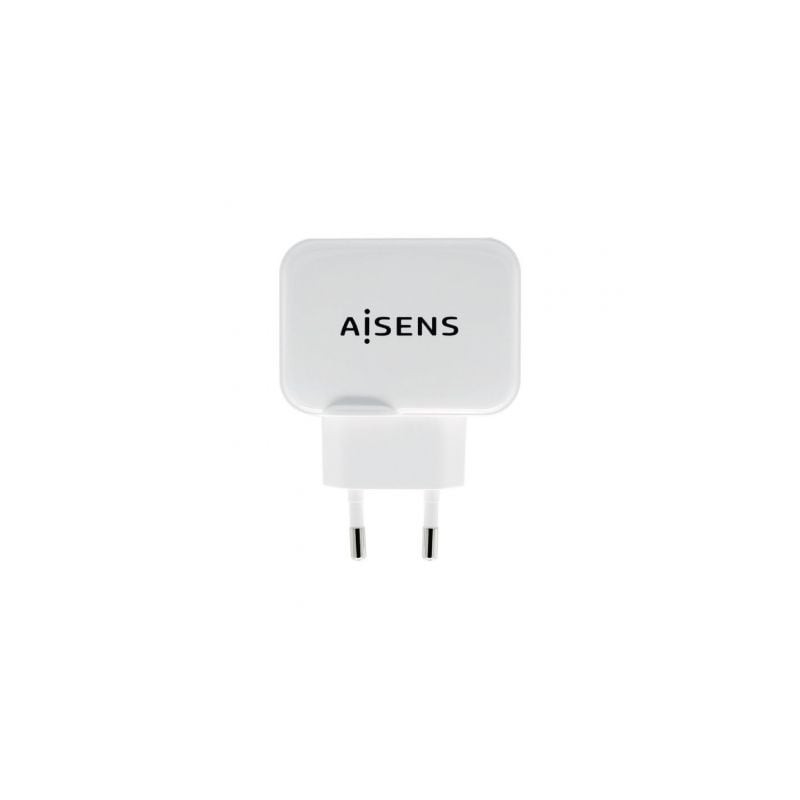 Cargador de Pared Aisens A110-0439/ 2xUSB/ 17W