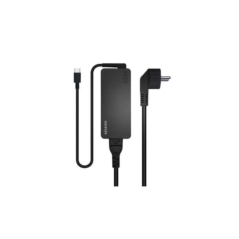 Cargador de PortÃ¡til Aisens ASCH-1PD65D-BK/ 1xUSB Tipo-C/ 65W