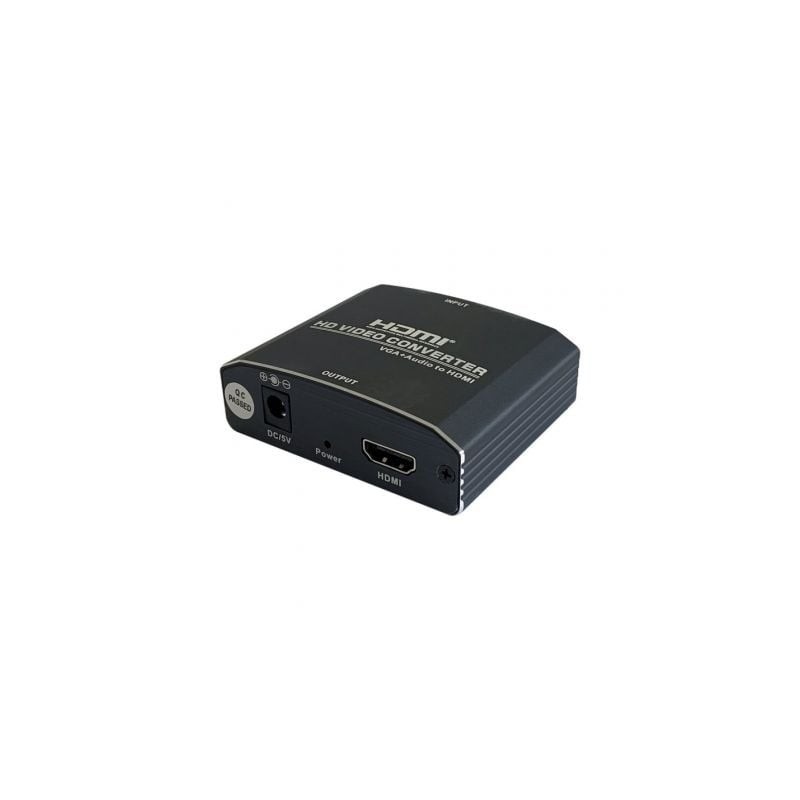 Adaptador HDMI Aisens A115-0386/ VGA Hembra + Jack 3.5 Hembra - HDMI Hembra