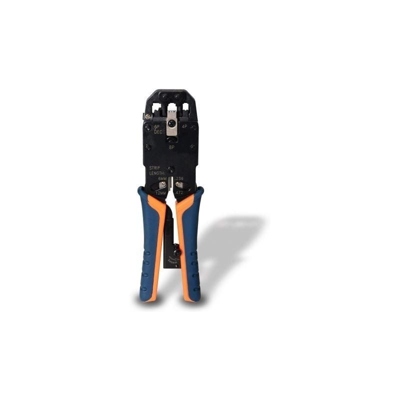 Crimpadora MetÃ¡lica de Carraca Aisens A142-0311 para RJ10-RJ11-RJ12-RJ45