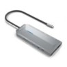 Docking USB Tipo-C Aisens ASUC-12P005-GR/ 2xHDMI/ 3xUSB/ 2xUSB Tipo-C/ 1xRJ45/ 1xAudio/ 1xLector Tarjetas/ 1x Jack/ 1xUSB Tip