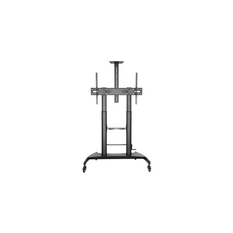 Soporte de Pie Inclinable con Ruedas y Manivela Aisens FT100TE-123 para TV 60-100'/ hasta 100kg