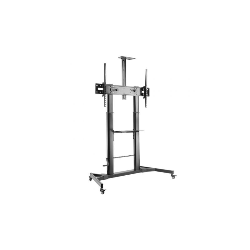Soporte de Pie Inclinable con Ruedas y Manivela Aisens FT100TE-171 para TV 60-100'/ hasta 100kg