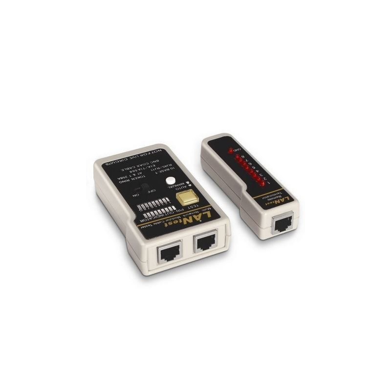 Tester Aisens A142-0314 para RJ11-RJ12-RJ45/ Coaxial