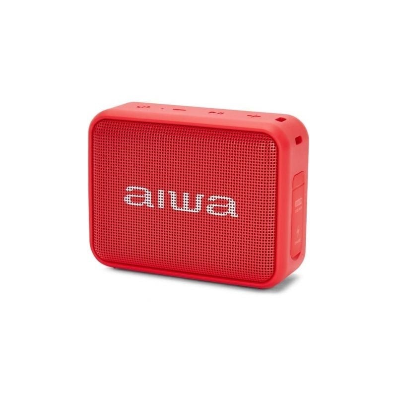 Altavoz con Bluetooth Aiwa BS-200RD/ 6W/ 1.0/ Rojo