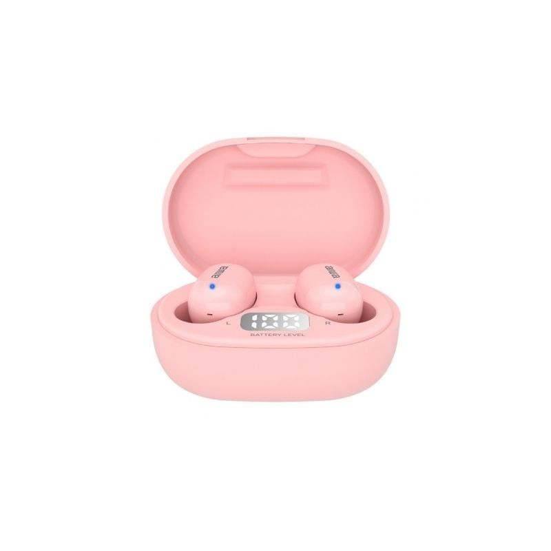 Auriculares Bluetooth Aiwa EBTW-150 con estuche de carga/ AutonomÃ­a 3h/ Rosas